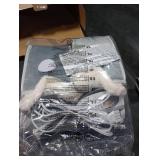 Split Electric Foot Warmer, Quick Heating Pad for Feet, 6-Level Heated Slippers for Men Women, Soft Heated Boots, Feet Warmer with Detachable Washable Liner for Home