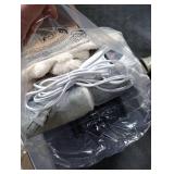 Split Electric Foot Warmer, Quick Heating Pad for Feet, 6-Level Heated Slippers for Men Women, Soft Heated Boots, Feet Warmer with Detachable Washable Liner for Home