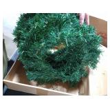 Christmas Wreaths for Front Door Outside, Wreaths for Christmas Decorations,12 Canadian Artificial Pine Christmas Wreath for Christmas Day Party,Unlit Wreaths for All Seasons (4, Green 12)