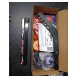 SPORTY PLAY Hockey Stick Handling Trainer Adjustable Hockey Training Equipment Set with Hover Soccer Ball, Mini Goal & Sticks Improve Skills & Coordination for Kids & Teens