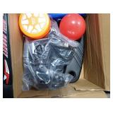 SPORTY PLAY Hockey Stick Handling Trainer Adjustable Hockey Training Equipment Set with Hover Soccer Ball, Mini Goal & Sticks Improve Skills & Coordination for Kids & Teens