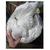 Pacific Coast Down Comforters King Size, 100% Cotton Duvet Insert, Extra Fluffy White Comforter, Ultra-Soft, Breathable, All Season Hotel Luxury Bedding Comforters, 8 Corner & Center Loops (106x90)