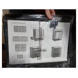 Marbrasse 6 Tier Paper Organizer Letter Tray - Mesh Desk File Organizer with Handle, Paper Sorter Organizer for Letter/A4 Office File Folder Holder - Black