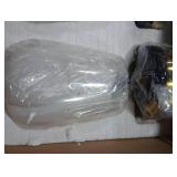 VONLUCE Pendant Lights Kitchen Island, Matte Black Pendant Light Fixtures with E26 Base & Adjustable Cable, Modern Pendant Lighting with Glass Shade for Living Room Bedroom Hallway, 2 Packs