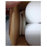 Comfyanno Under Door Draft Stopper - Bottom Door Gap Filler & Seal - Fits 30 to 36 Door, Block Cold Air, Noise, Sound, Wind, Bugs, Easy to Install, Double Side Block, No Adhesive, White