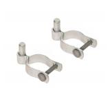 Dailydanny 2 Pack Chain Link Fence Frame Gate Post Male Hinge with Bolts and Nuts (1-7/8 Inch)