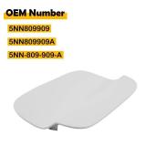 Etersec 5NN809909 White Fuel Filler Door Gas Tank Cap Cover Compatible with Volkswagen Tiguan 2019-2023, Replaces 5NN809909A, 5NN-809-909-A