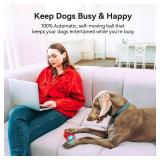 Cheerble Enhanced Rubber Version Smart Interactive Dog Toy, Wicked Ball PE, Automatic Moving Bouncing Rotating Ball for Medium Dogs Boredom with LED Lights