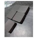 10 Pack 3.94 x 3.94 x 0.6 Treadmill Mat Pads for Walking pad, Exercise Bike,Exercise Equipment, Noise Reduce & Shocking Absorbing Rubber & Eva Mat for Protect Floors Black