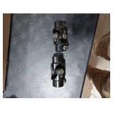 RABROPAR 5/8 36 Spline X 3/4 DD Black Single Steering Shaft Universal U Joint Coupler