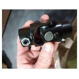 RABROPAR 5/8 36 Spline X 3/4 DD Black Single Steering Shaft Universal U Joint Coupler