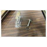 YunNephele Ceiling Curtain Rod 56-108 inch Nickel Brushed,Adjustable Metal Single Window Curtain Rods Set,1 inch diameter Hanging/Wall Mount Drapery Rod - Retail: $0