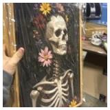 Gothic Floral Skeleton Art Print Set - Retail: $45