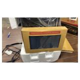 R.W.FLAME Electric Fireplace Heater 17\" with Remote Control, Cathedral Stylish, Different Flame Effects and Log Set Colors, Adjustable Brightness and Heating Mode, Overheating Safe Design - Retail: $