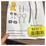 Trampoline Enclosure Pole Replacement Set, Universal Fit, Black, with Installation Hardware (see pics for exact pieces) - Retail: $0