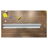 ChrisDowa Cordless Blackout Roller Shades for Windows, Striped Free-Stop Window Blinds with Privacy, Thermal Insulated Window Shades for Home, Office and Door. Grey, 32\" W x 72\" H - Retail: $0