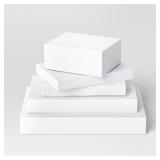 6 packs (30 total) 5ct Assorted Christmas Gift Box White - Wondershopâ¢: Variety Pack for Presents