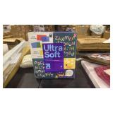 Ultra Soft 3-Ply Facial Tissue - Back-to-School Designs - 4pk/260ct - up&upâ¢