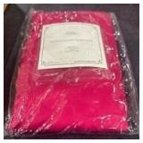 Evolive New 300TC Thread Count 100% Cotton Body Pillow Cover/Case Replacement with Hidden Zipper Closure 21\"x54\" (Red) - Retail: $13