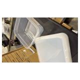 Set of 12 Modular Clear Storage Medium - Brightroomâ¢ - Retail: $0