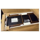 20\" x 65\" Wood Ladder Standing Mirror Brown - Thresholdâ¢: Easel Back, Full Body, Floor-Length, No Assembly Required - Retail: $100