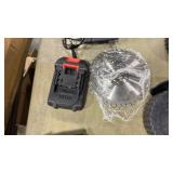 Electric Weed Wacker Cordless Weed Trimmer Eater Battery Powered with 2 Battery Operated & Charger & Wheels, Lightweight 3 in 1 Grass Trimmer/Brush Cutter/Lawn Edger for Lawn, Garden - Retail: $0