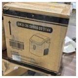 Nugget Ice Maker BLACK Countertop, Chewable Nugget Ice Cubes Machine, Quick Ice Making 34Lbs/Day, Self-Cleaning, Portable Ice Machine for Home Kitchen Office Party - Retail: $0