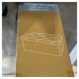 Folding Storage Ottoman Bench