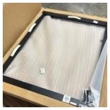 MCS Canvas Float Frames 24x30 Frame, Black Frame for Finished Canvases, Vertical & Horizontal Wall Hanging Large Frame with Adhesive for Canvas Paintings (1-Pack) - Retail: $0