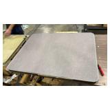 Riveroy folding Office Chair Mat - for Hardwood Floors, Large Non-Slip Easy-Clean Floor Protection Blanket (Grey, â48 x 36inâ). - Retail: $0