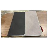 Riveroy folding Office Chair Mat - for Hardwood Floors, Large Non-Slip Easy-Clean Floor Protection Blanket (Grey, â48 x 36inâ). - Retail: $0