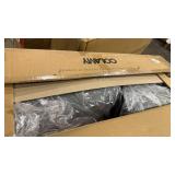 GRAY COLAMY Tufted Upholstered Dining Chairs Set of 2, Accent Parsons Chairs with Solid Wood Legs and Padded Seat - Retail: $0