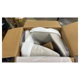 COLAMY Upholstered Dining Chairs Set of 2, Modern Kitchen Chairs with Back, Fabric Side Chair with Wood Legs for Dining Room Kitchen Restaurant, Beige - Retail: $0