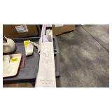 72\" Tapered End Cap Curved Aluminum Shower Curtain Rod Tension or Permanent Mount - Thresholdâ¢: Neo Angle Compatible, Adjustable Fit - Retail: $44