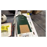 Small Metal Pegboard Wall Organizer Set Green/Gold - Hearth & Handâ¢ with Magnolia: Wall Mounted Hooks & Storage - Retail: $20