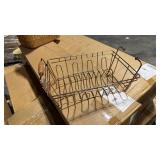 Metal Drying Rack Copper Finish - Hearth & Handâ¢ with Magnolia: Freestanding Iron & Wood, Countertop Kitchen Organizer - Retail: $25