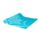 Tone Fitness Floral Yoga Mat - Blue(5mm) - Retail: $49