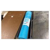 Tone Fitness Floral Yoga Mat - Blue(5mm) - Retail: $49