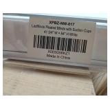 Tool-Free Cordless Pleated Shades with Suction Cups 41 3/4\" W X 64\" H, White 23372