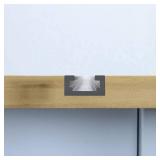 Aluminum 48\" T-Track for Woodworking Double Cut Profile Universal 230569