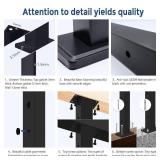 42\" Cable Railing Corner Post (Post 41\"x2\"x2\"), 90 Drilled Fixed Top Mount 341135