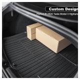 Trunk Mat for New Tesla Model 3 2025, All Weather Heavy Duty TPE 420489