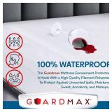 Guardmax Zippered Mattress Protector - RV Size Waterproof and Bed Bug Proof  14-54332