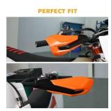 NICECNC Orange Handlebar Guards Handguard Orange Compatible with KTM 16-13429