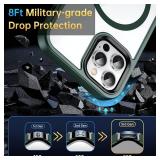 CASEQUUE Magnetic Case for iPhone 12 Pro Max Case Military Drop Protection 16-13489