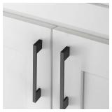 Coinkoly 10 Pack 5\"(128mm) Matte Black Cabinet Pulls Kitchen Cabinet Handles 16-13558