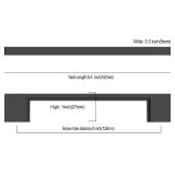 Coinkoly 10 Pack 5\"(128mm) Matte Black Cabinet Pulls Kitchen Cabinet Handles 16-13558