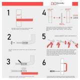 Homdiy 20 Pack Matte Gold Cabinet Pulls 7-1/2 inch Hole Center Brushed Brass 6-51746&51683