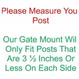 No Hole Stairway Baby Gate Mounting Kit - Fits Posts from 2 3/4 - 3 1/2 inches 241164&300718