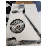 Linear Chandelier - Kitchen Island Lighting, 4 Light Black Chandelier 24686 - Retail: $140